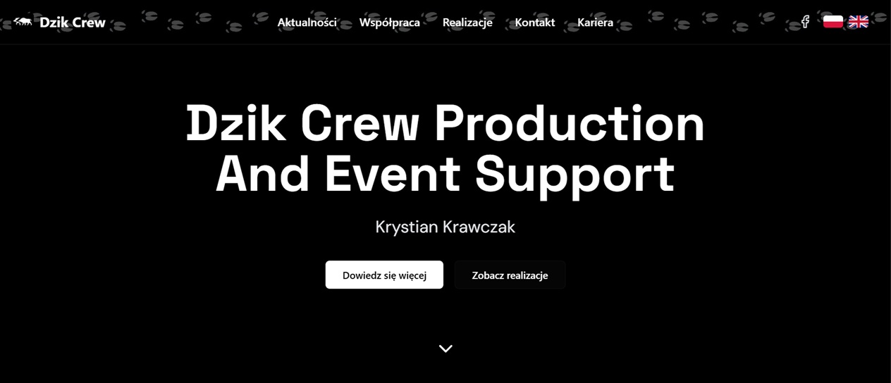 dzikcrew.pl website preview